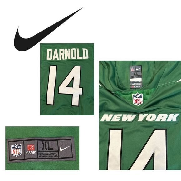 Nike NY Jets Sam Darnold 14 Jersey - Size XL - Picture 2 of 3